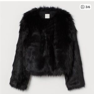 H &M Faux Fur Jacket